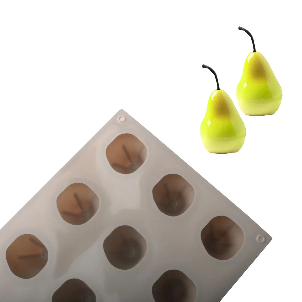 Vielseitige Silikonform für Birnen Mousse Kuchen und Desserts