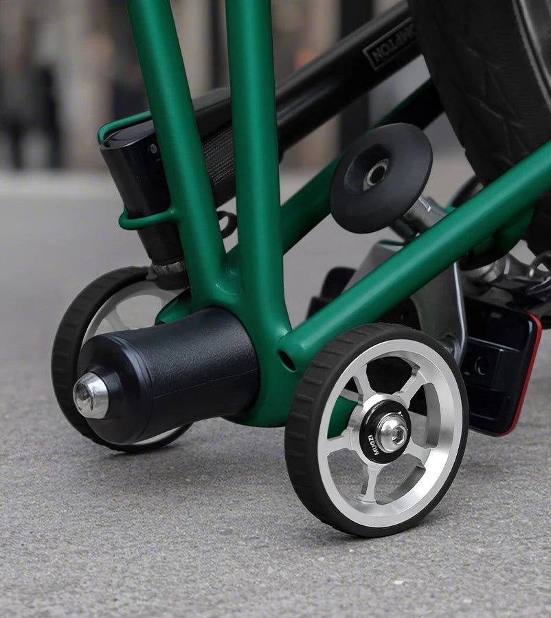 MUQZI Eazy Wheels Faltrad-Rollenräder, kompatibel mit Brompton-Yabubest - Home & More