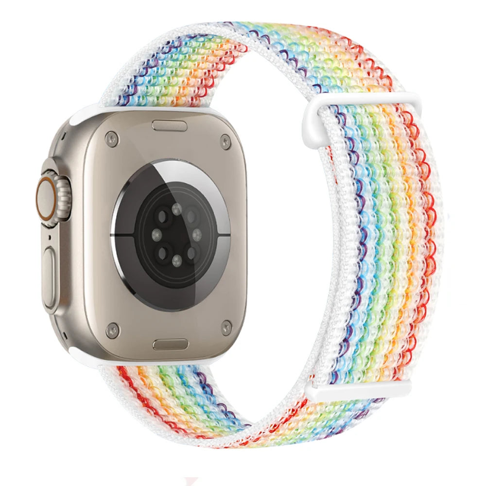 Atmungsaktives Nylonarmband für Smartwatch 38-49 mm, Unisex