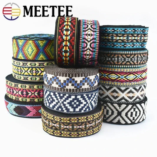 Polyester Baumwoll Jacquard Gurtband 30/38mm für DIY Nähen Zubehör