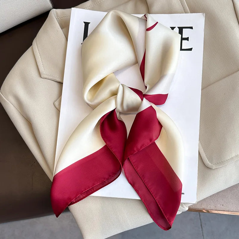 Elegantes Satin Polyester Tuch für vielseitige Styling-Ideen