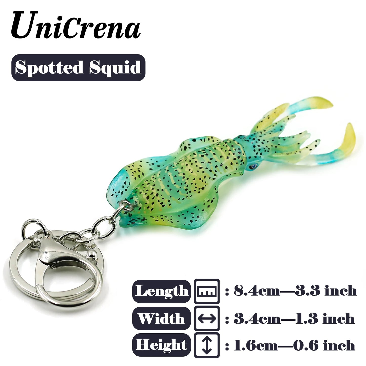 Kreativer handgefertigter Fisch Schlüsselanhänger mit Angeldesign Unisex