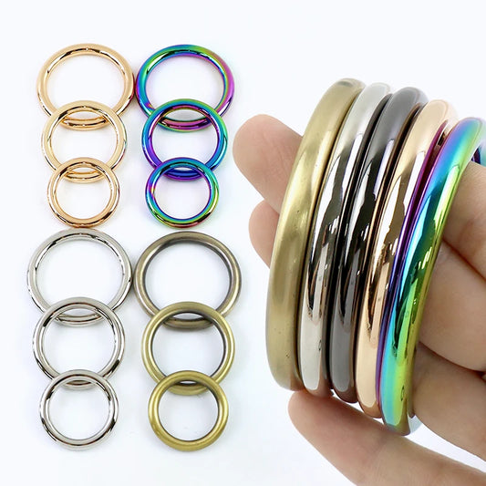 5 10 Stück O-Ring Metallschnallen 15 bis 50 mm für Gurt Hundehalsband