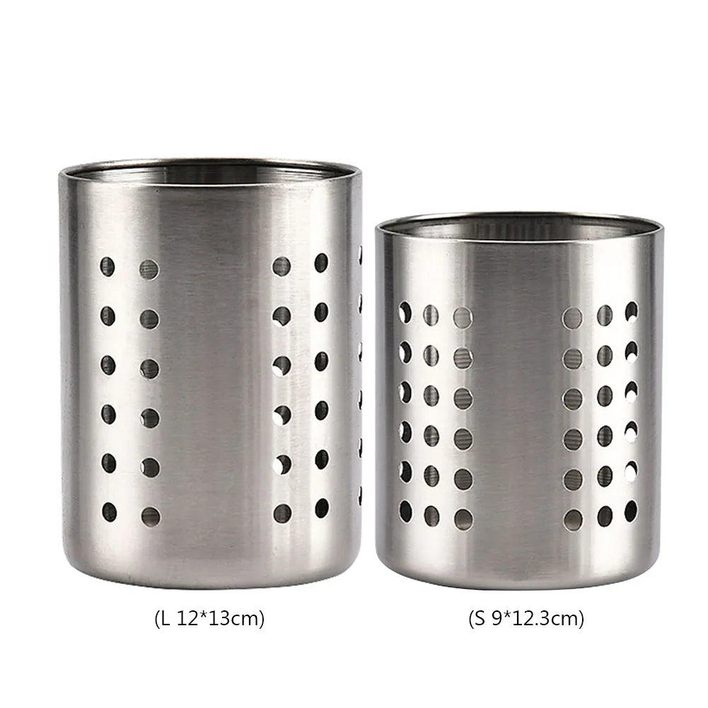 Edelstahl Kochutensilienhalter Geschirr Organizer Besteck Caddy Küche Bar