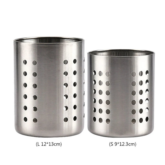 Edelstahl Kochutensilienhalter Geschirr Organizer Besteck Caddy Küche Bar