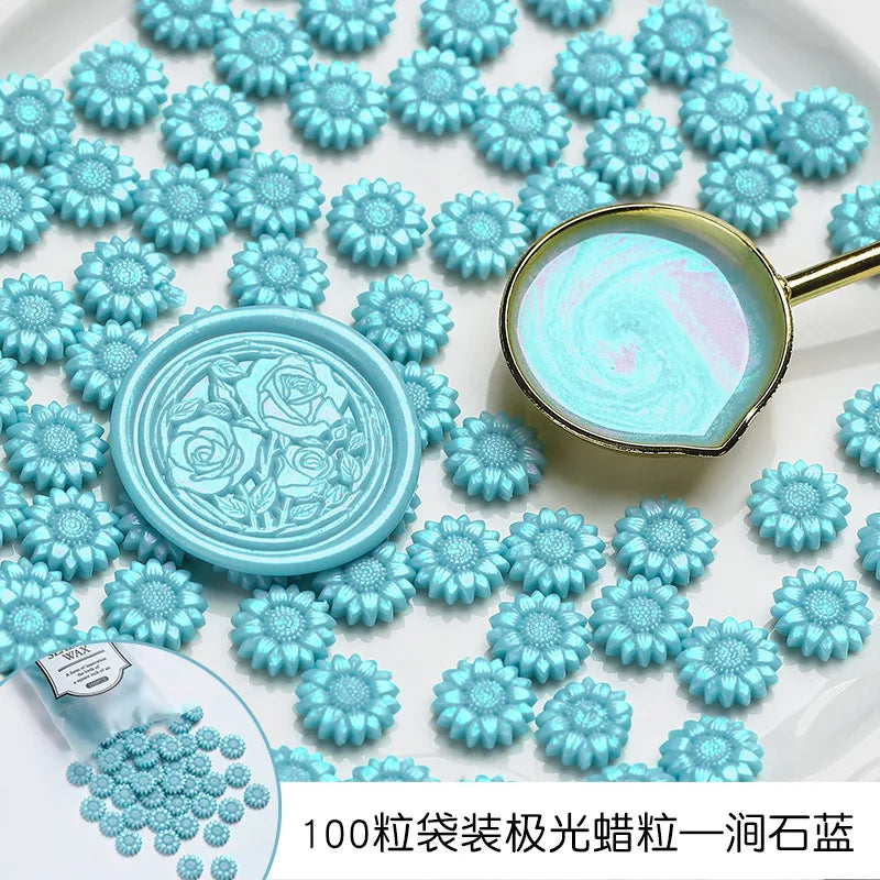 100 Schillernde Siegelwachs Perlen für stilvolle DIY Projekte