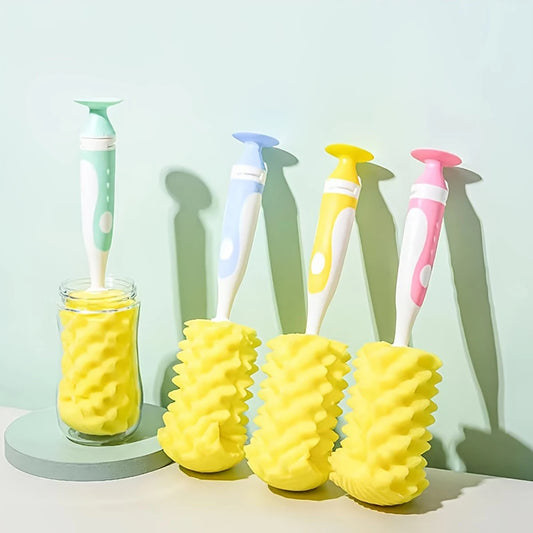 Babyflaschenbürste 2-in-1 mit Soft-Touch-Schwamm-Yabubest - Home & More