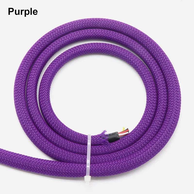 6mm PET Geflechtschlauch – Isolierter Kabel Schutz für Drähte - Bündelung