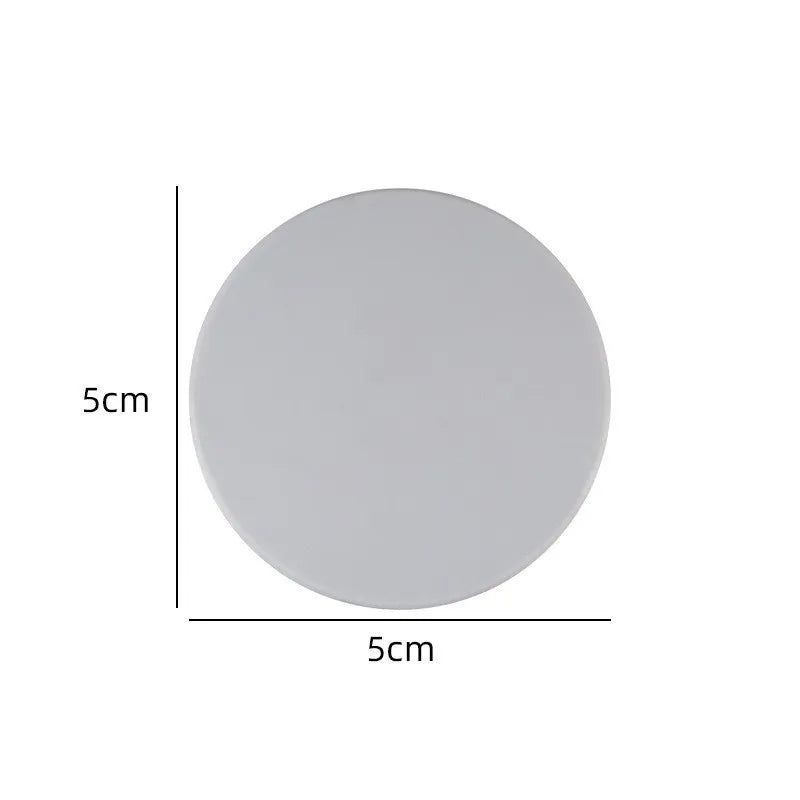 Silikon Türgriff Stoßstange 5x5cm Selbstklebend Schutzpad Weiß Grau Schwarz