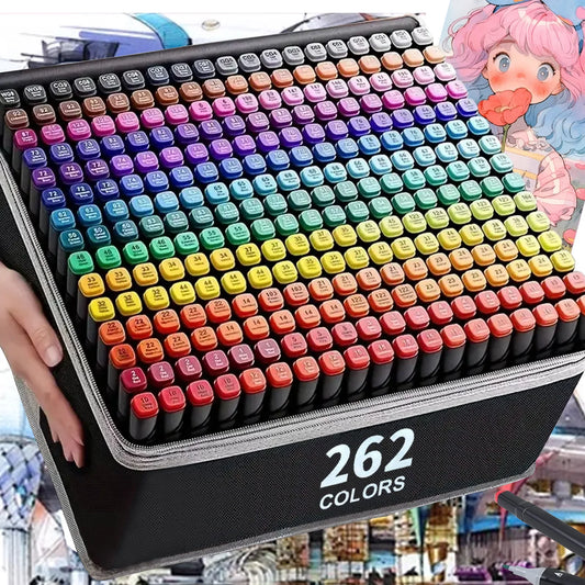 Doppelspitze Permanent Art Marker Set – 120 Farben für Zeichenkunst