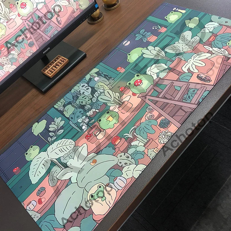 Gaming Mauspad Schreibtischunterlage – Strata Linien Design für PC & Laptop