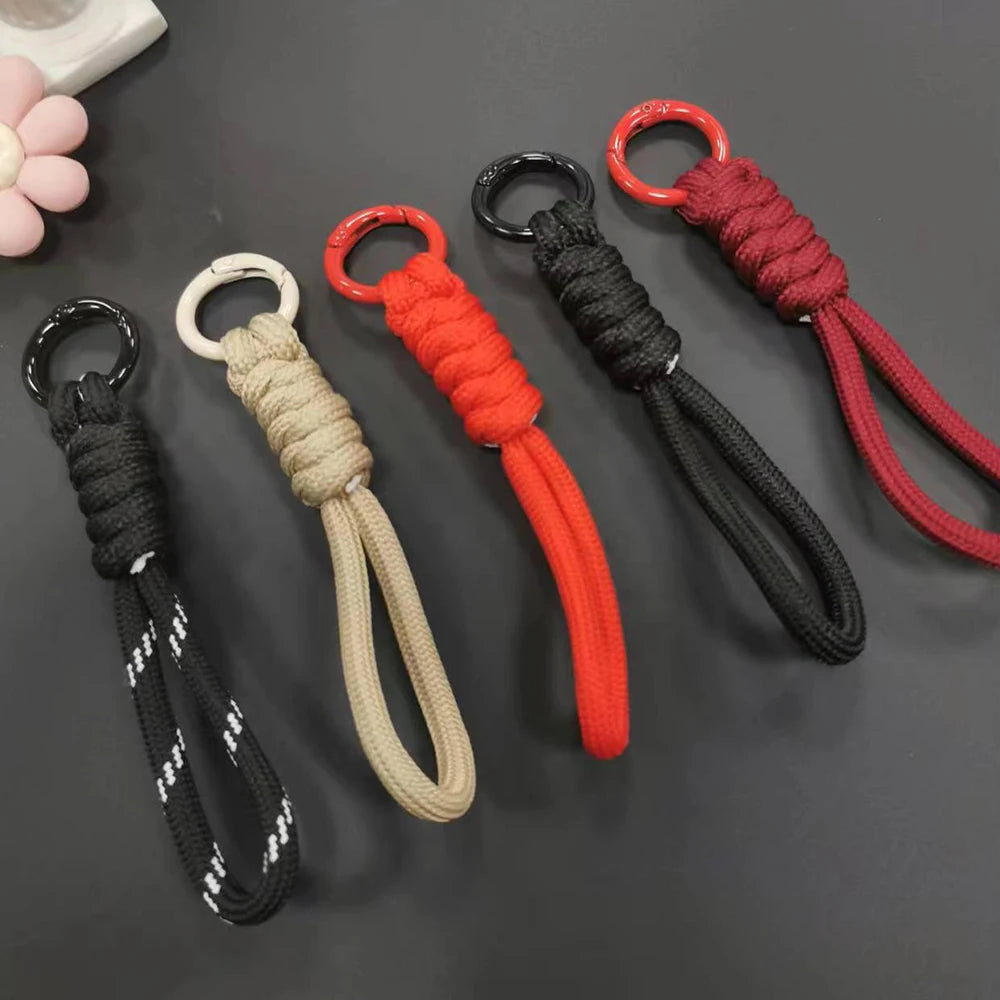 12 cm Paracord Schlüsselbund Handgelenk Gürtel Clip Überlebenswerkzeug