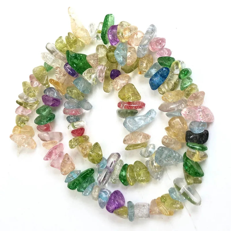 Natürliche unregelmäßige Kristallperlen 5-8mm für DIY Schmuck 16 Zoll