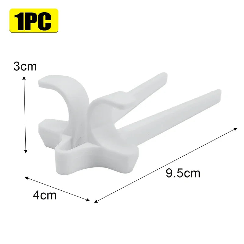 Finger Stäbchen Kunststoff Snack Halter für sauberes Essen 1 bis 4 Stück