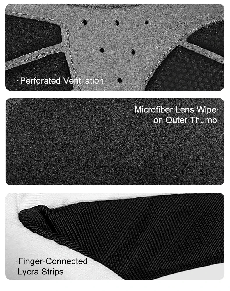 Halb Finger Fahrradhandschuhe mit stoßfestem Gel Polster