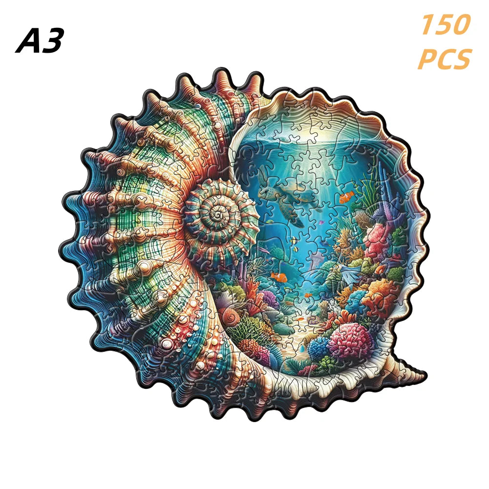 Entspannendes 3D Holzpuzzle für Kreative zur stressfreien Freizeit