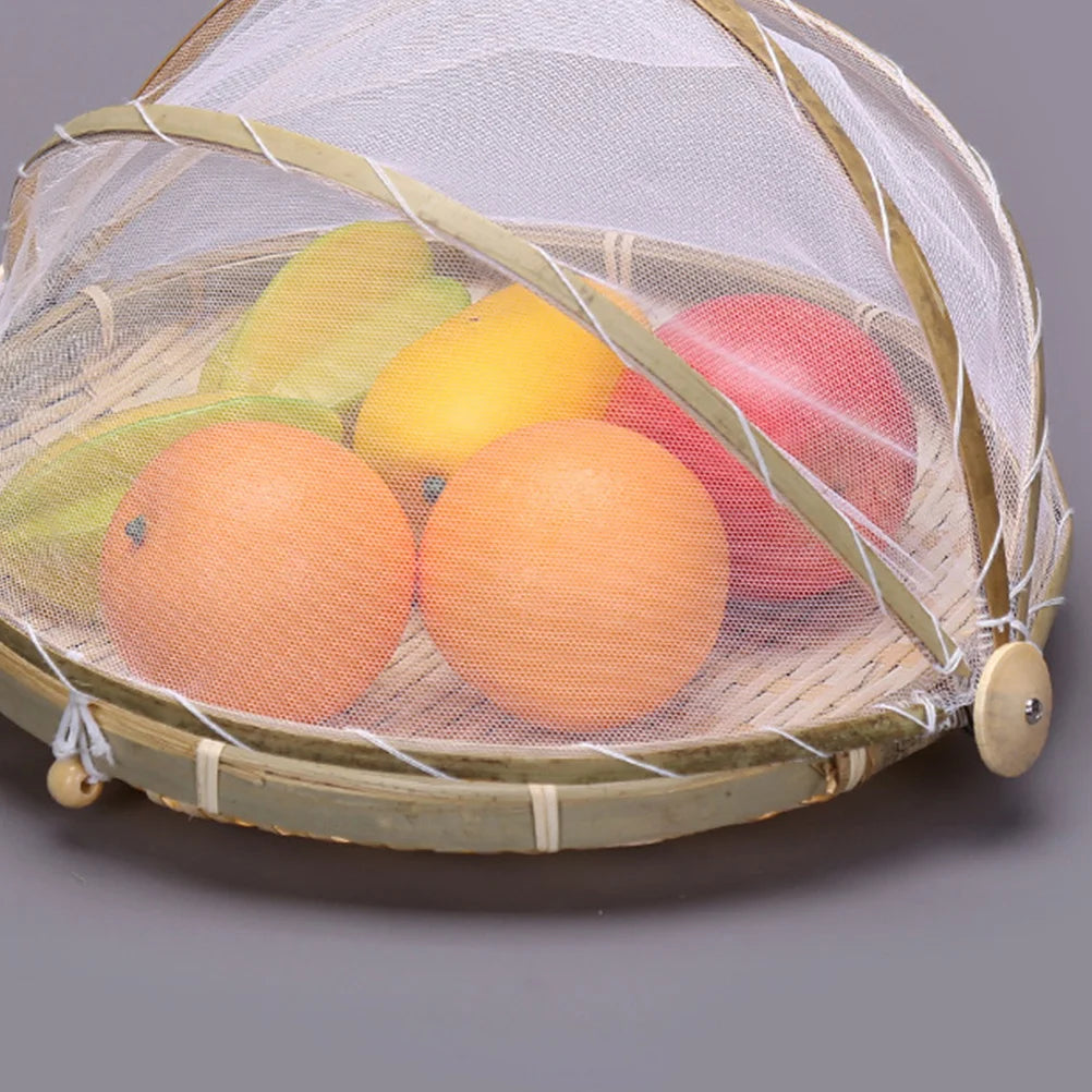 Handgefertigte Bambus Lebensmittelabdeckung zum Schutz von Obst und Gemüse