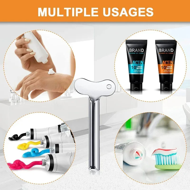 Praktischer Edelstahl Tubenquetscher für einfache Anwendung