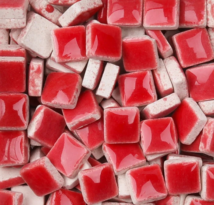 100g Keramik Mosaikfliesen Bastelset – Bunte DIY Wanddekoration