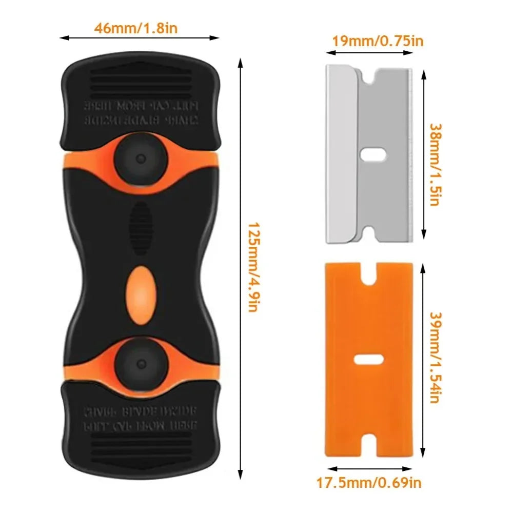 Praktischer Fenster und Glas Schaber mit Nylon Rakel für Reinigung