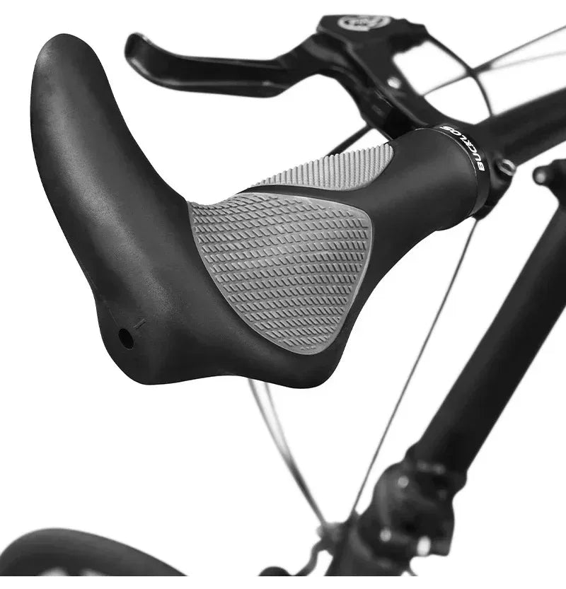 Ergonomische Fahrradgriffe mit verlängerter rutschfester Stange