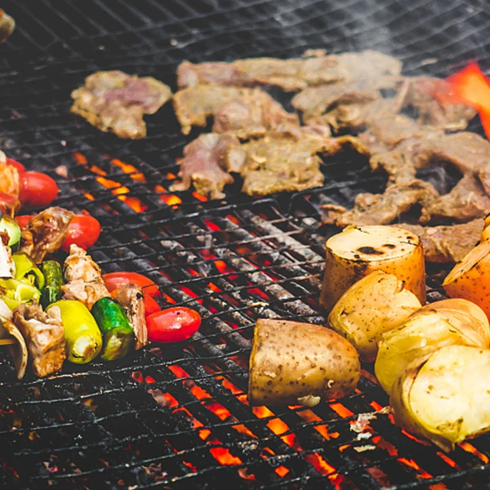 Hochtemperaturbeständiges Grillnetz, wiederverwendbar und leicht zu reinigen