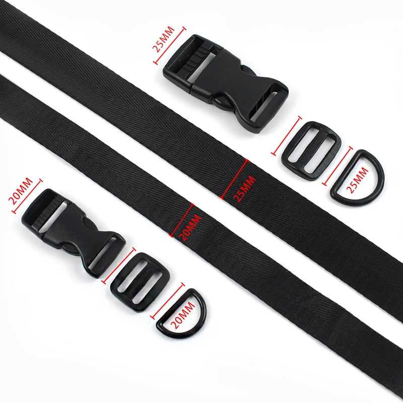 Einstellbare Nylon Gepäck Schnallen – 1-5 Sets in verschiedenen Farben-Yabubest - Home & More