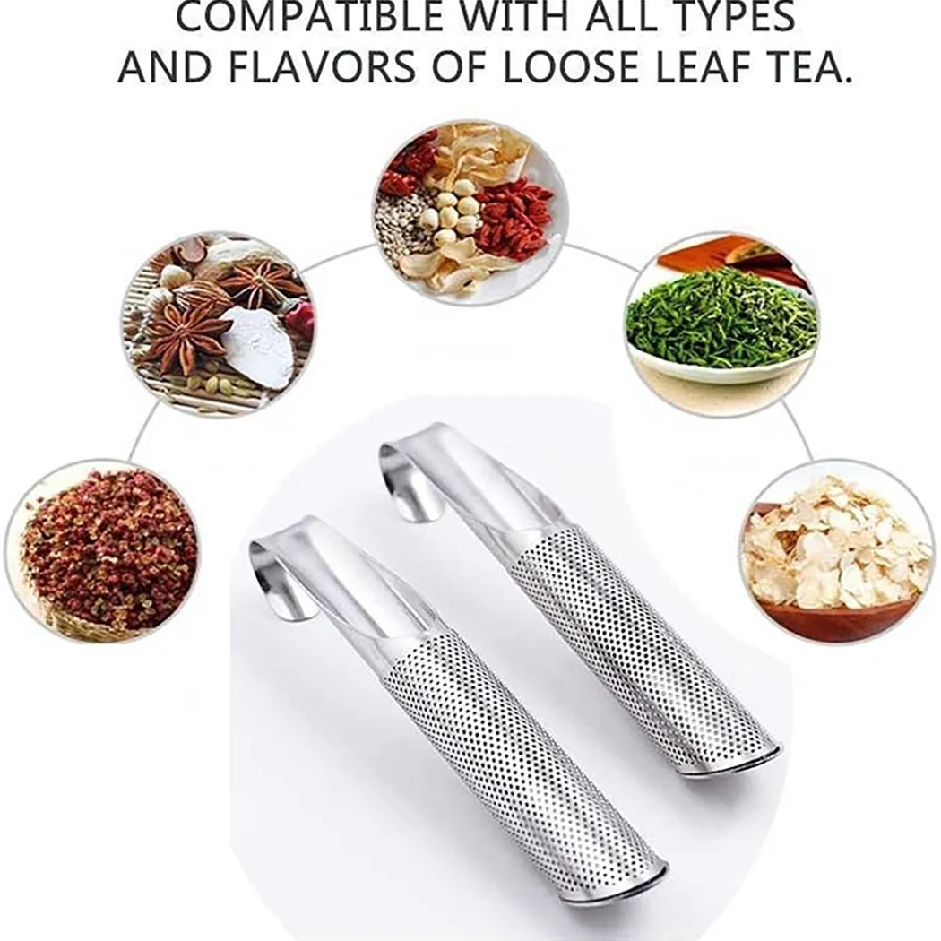 Tragbare Hause Tee Zubehör Filter Edelstahl Tee Maker Rohrleitungen Design Tee Löffel Brewer Langen Griff Metall Kreative Tasse - Yabubest - Home & More
