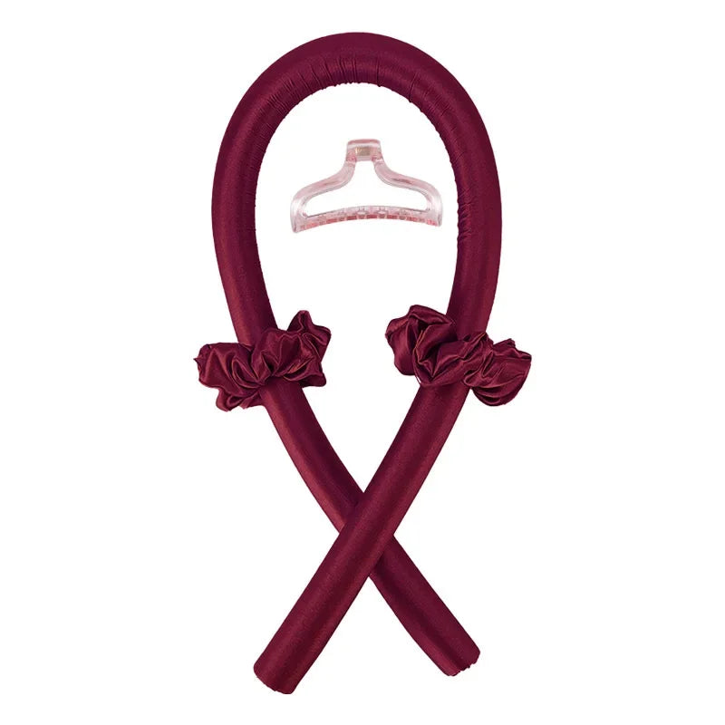 Hitzefreies Locken Stirnband Seide: Weiche Locken über Nacht – Kein Hitzeschaden