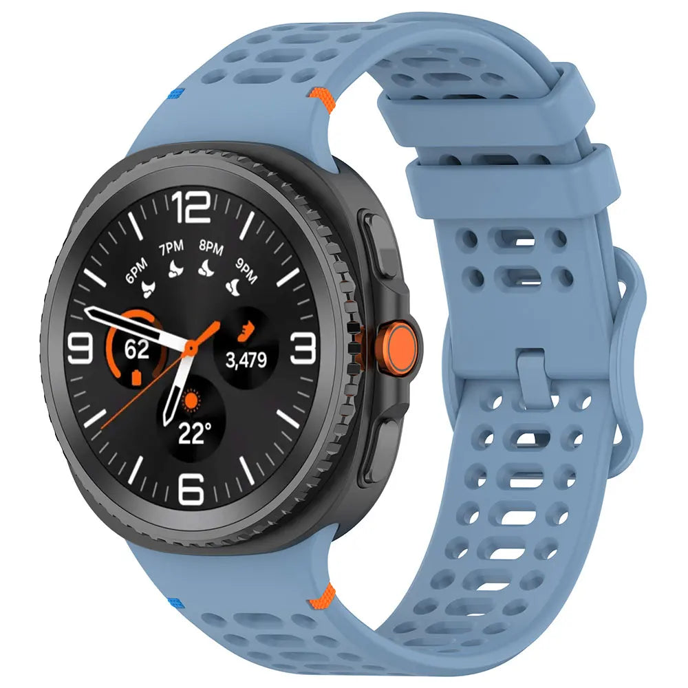 Silikon Ersatzarmband für Smartwatch 40 44 47 mm Sport komfortabel