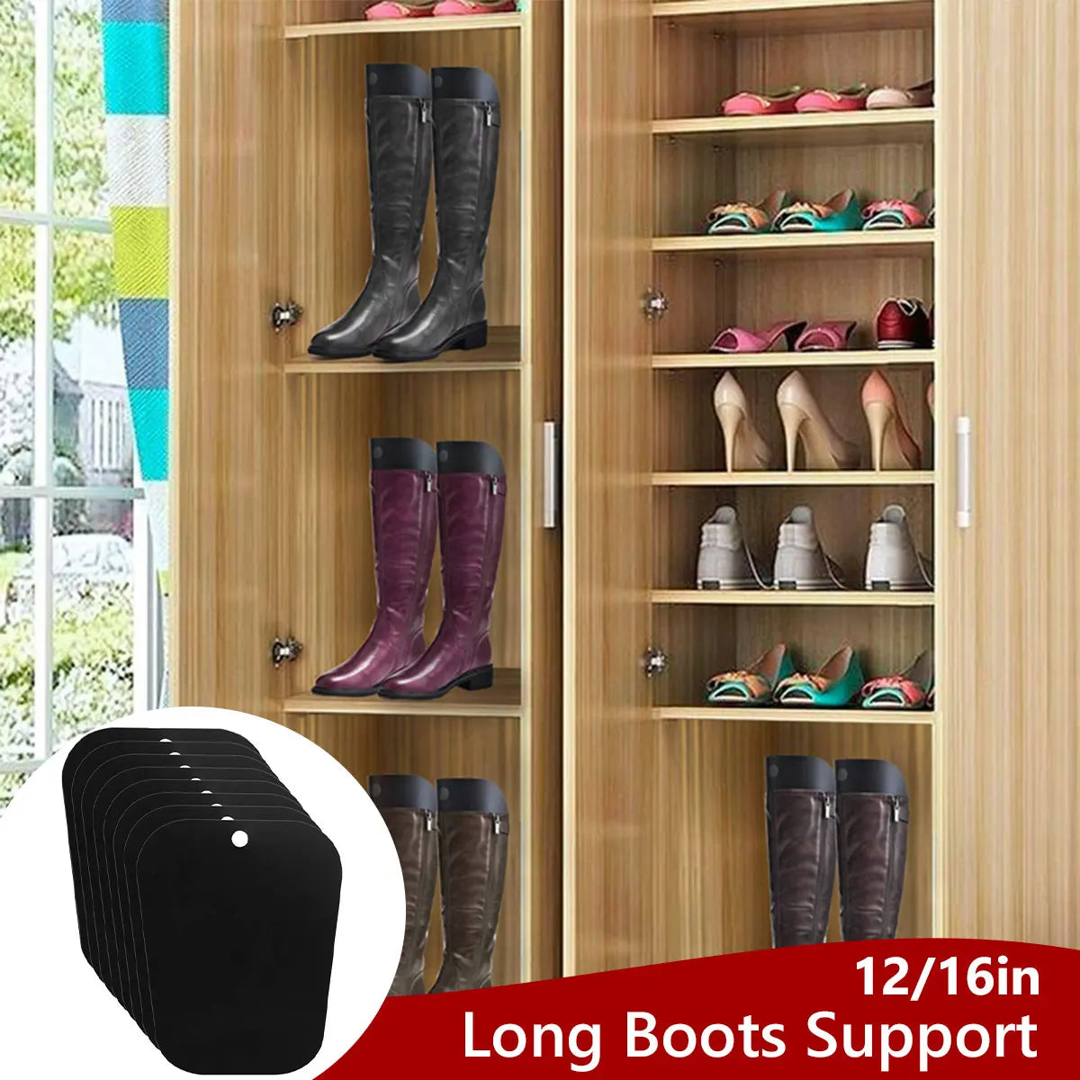 8er Set Boot Shaper Einsätze Wiederverwendbar Atmungsaktiv Unterstützung