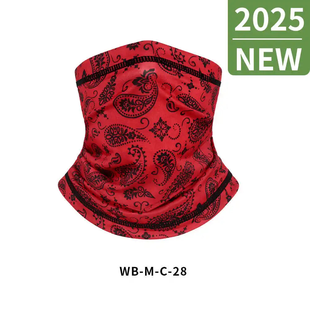 UV-Schutz Eisseide Hals-Gesichtsbedeckung Outdoor Sport Bandana Atmungsaktiv