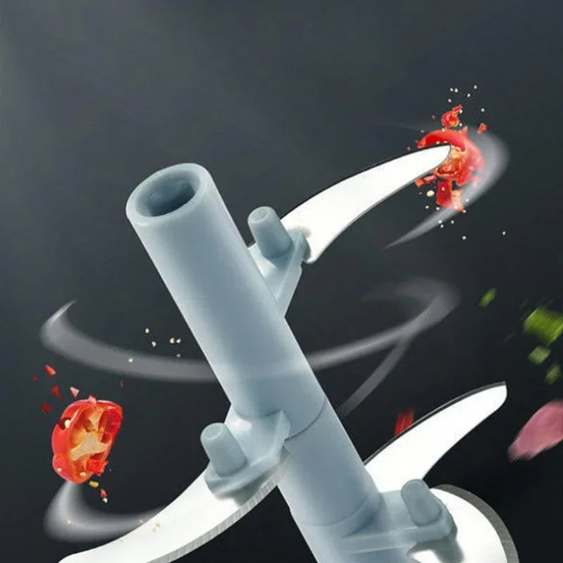 Manueller Küchenzerkleinerer für Gemüse Zwiebeln und Kräuter