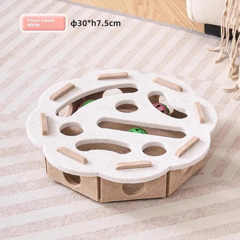 Indoor Kratzbaum für Katzen mit Sisal und Spielzeug Multifunktional