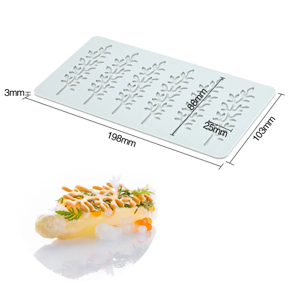 Silikon Spitzenform für detailreiche Kuchen und Gebäck Dekoration