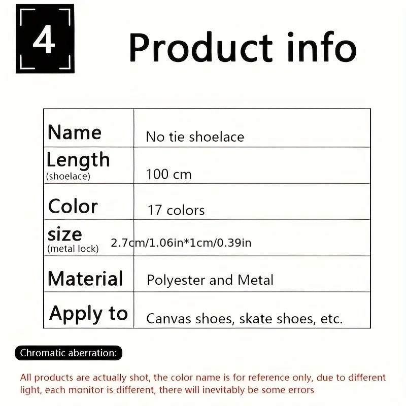 Elastische Schnürsenkel mit Diamantschnallen für schnelles Anziehen