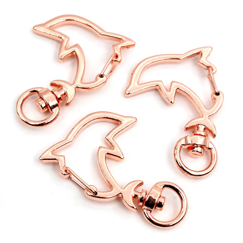 Herz Karabinerhaken Set für Schlüsselanhänger und DIY Projekte