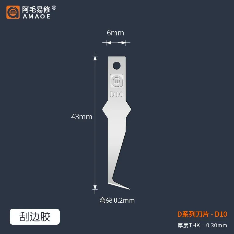 Rutschfeste Metall Skalpell Klingen Werkzeug für PCB Kleber Reparatur