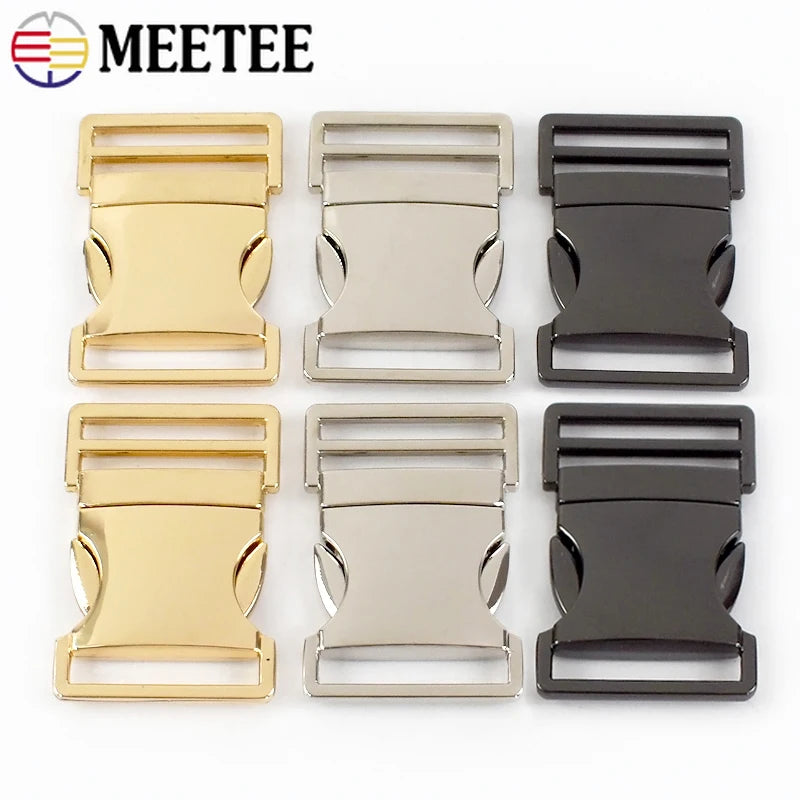 Praktische Metall Schnallen 20-38mm für Rucksack, Gürtel, Halsband, DIY