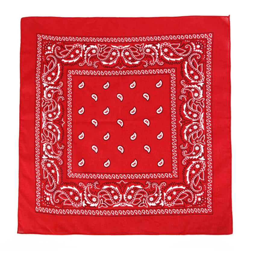Stylisches bedrucktes Bandana Kopftuch Unisex vielseitig tragbar