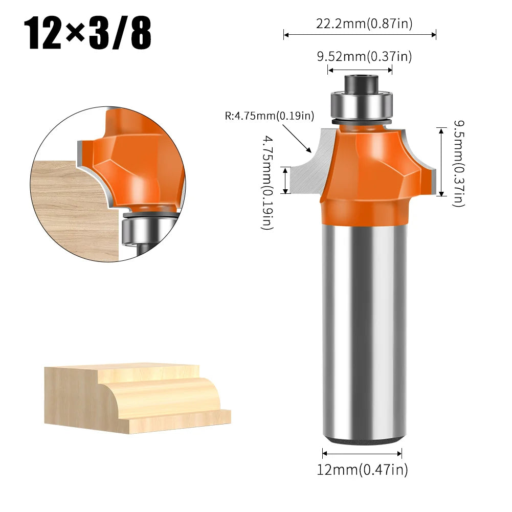 6/12mm Schaft Nut Schneiden Linie Router Bit für Holzbearbeitung