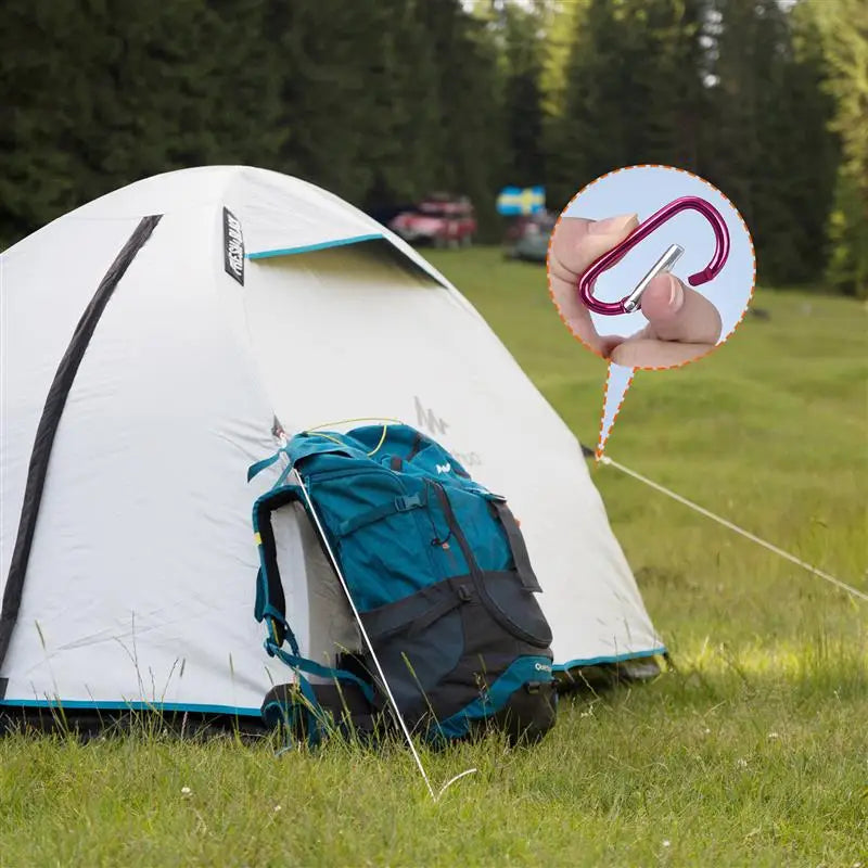 Vielseitige Aluminium Karabiner D Ringe für Outdoor und Alltag