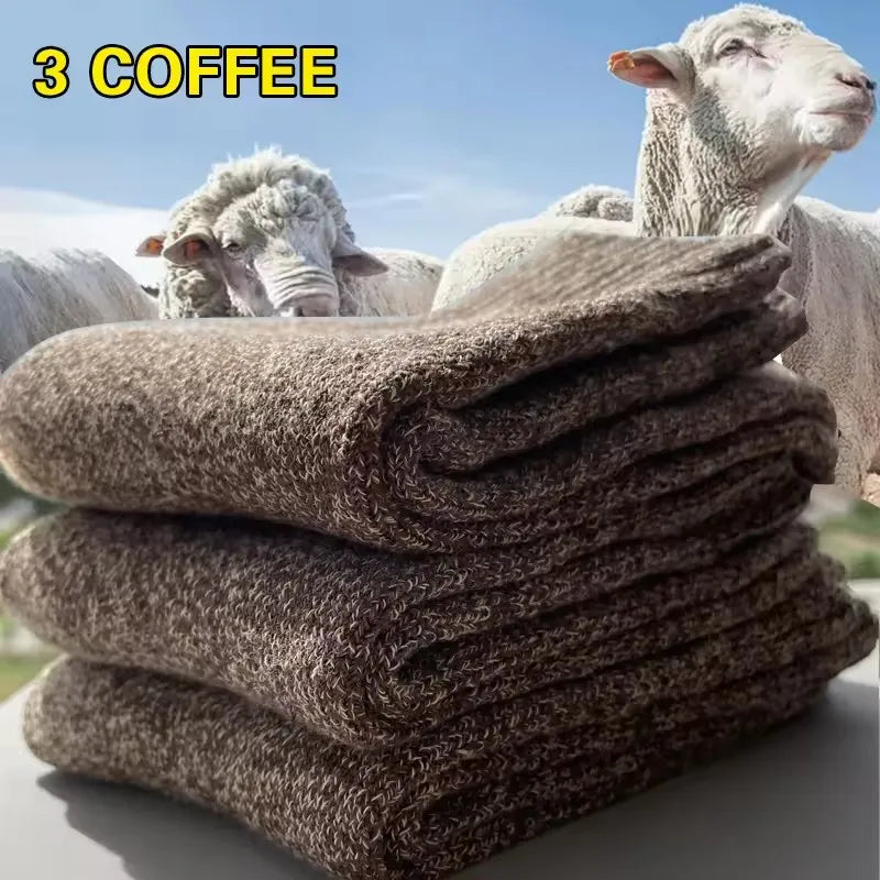 Warme Winter Socken für Herren mit Mittelhohem Schaft