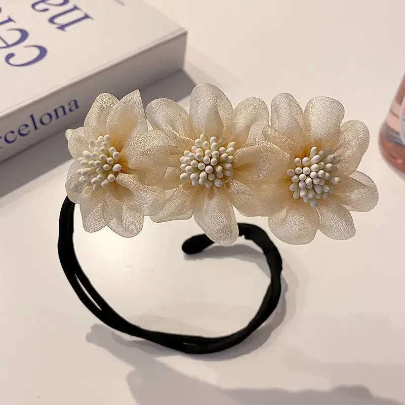 Blumenförmiger Magic Bun Maker Haarstyling Helfer für Frauen