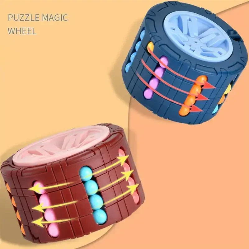 Stressabbau - Konzentration: 3D Gyro Zylinder Cube Puzzle für Jugendliche ab 14 Jahren