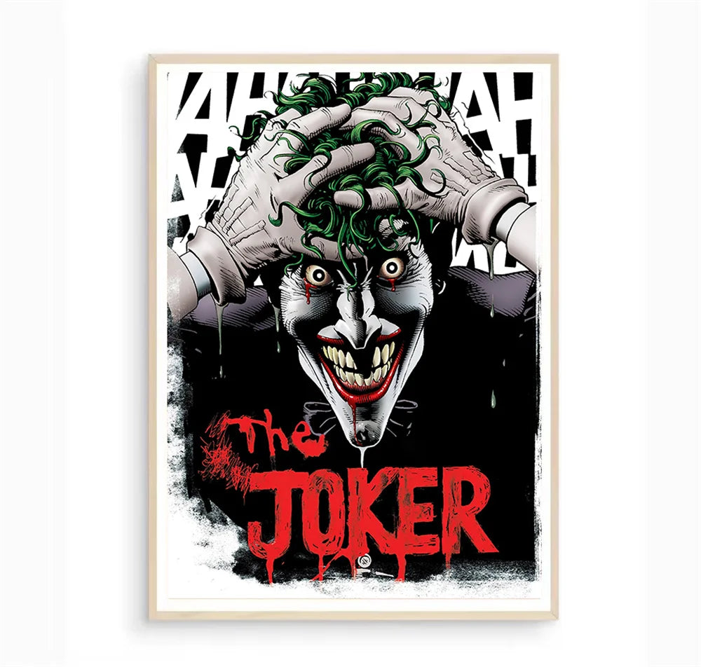 Abstraktes Leinwandgemälde als stilvolle Vintage Wanddekoration