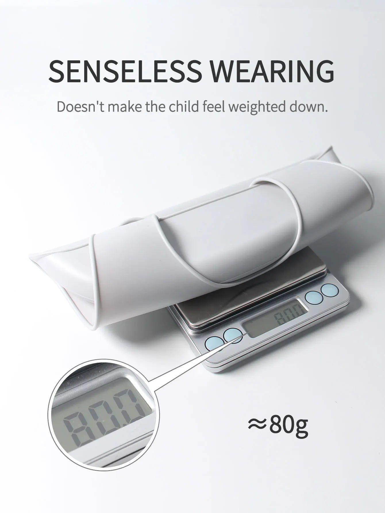 Baby Silikon Lätzchen grau weich wasserdicht BPA-frei leicht zu reinigen