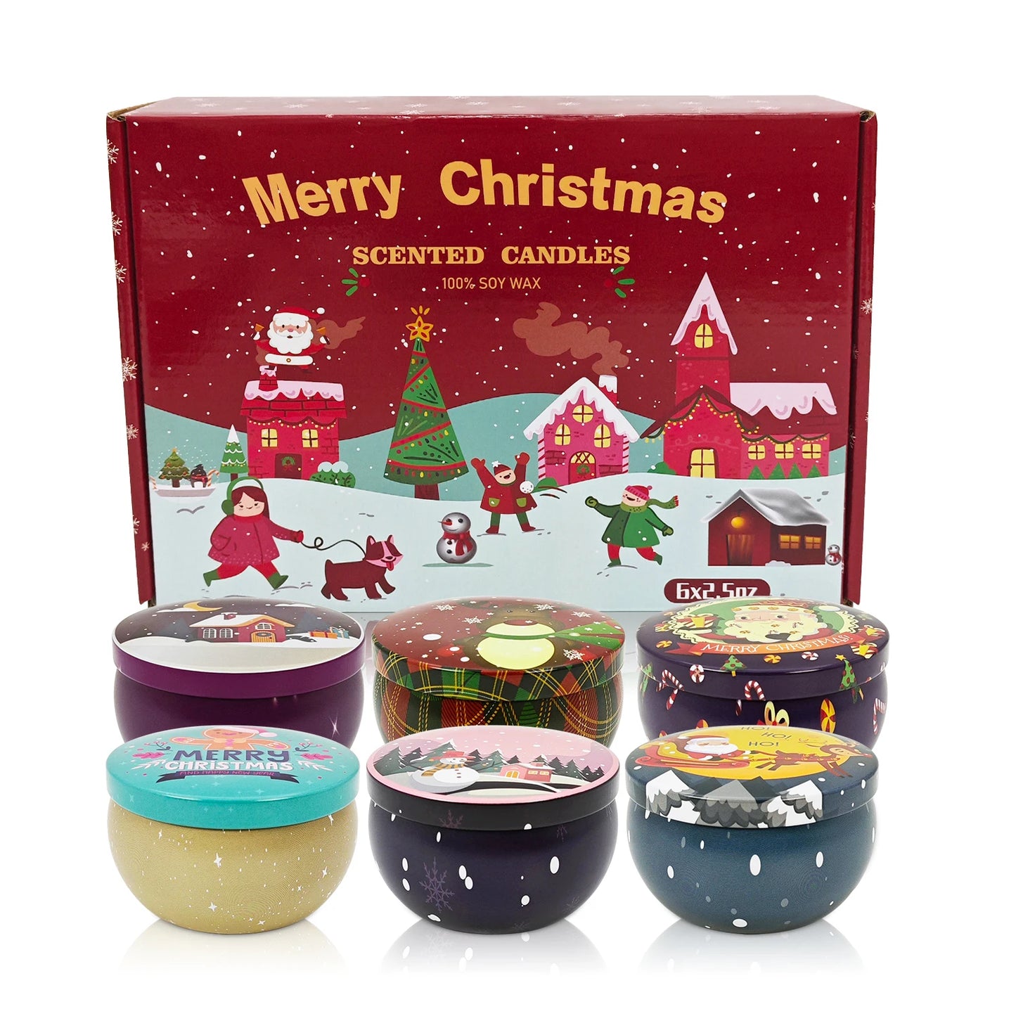 6/12 Packungen Duftkerzen für festliche Anlässe-Yabubest - Home & More