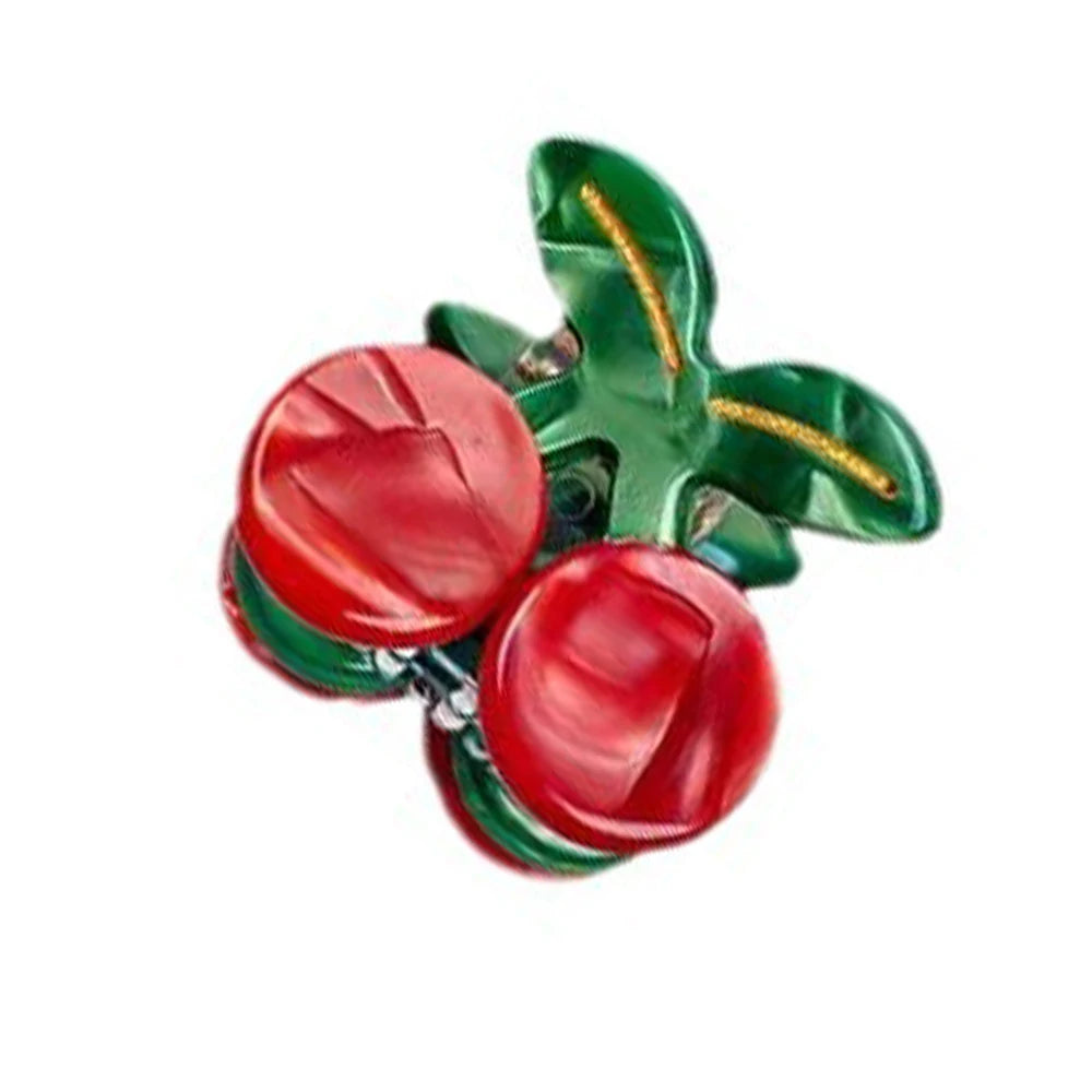 Niedliche Cartoon Haarnadeln mit Früchte Motiven aus Kunststoff