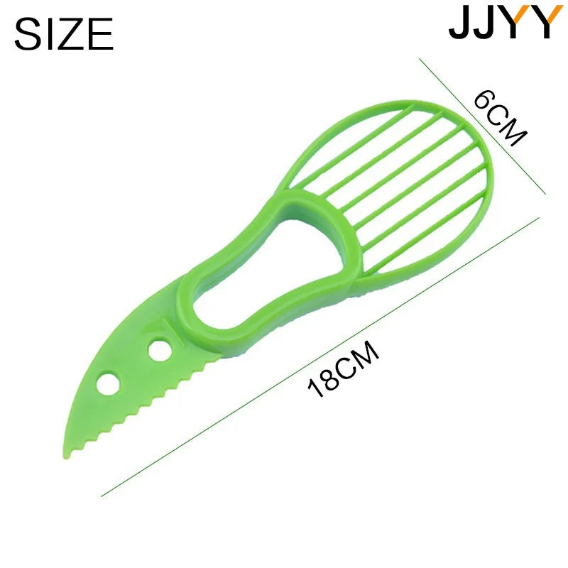 JJYY 3 in 1 Avocado Schneider Entkerner und Obstschäler Kunststoffmesser-Yabubest - Home & More